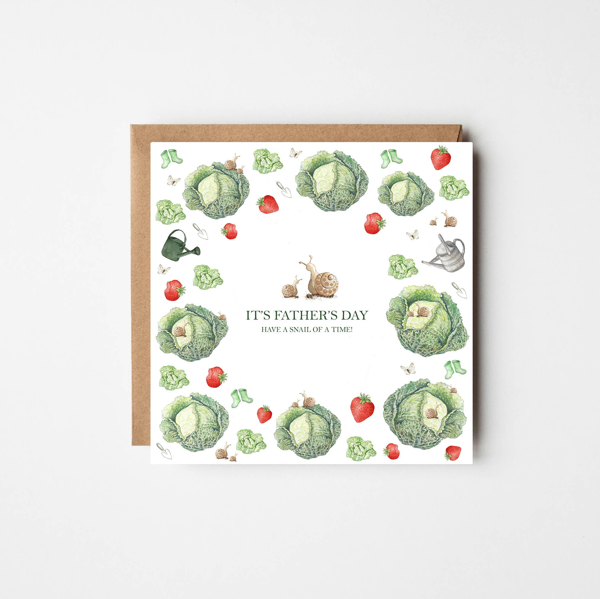 West Country Designs - Wholesale Birthday Card - Garden Snail Design Birthday Card1