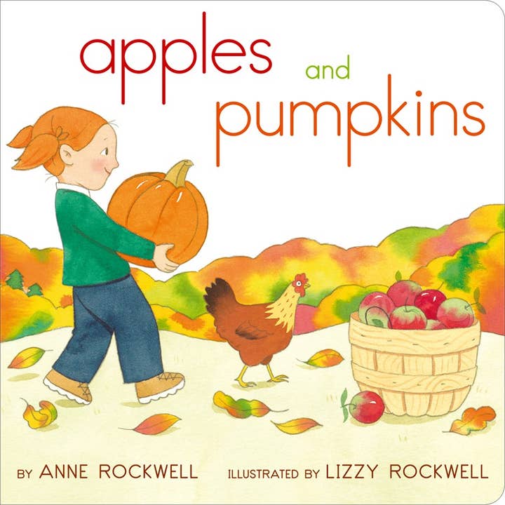 Simon & Schuster - Wholesale Baby & Toddler Book (0-2) - Apples and Pumpkins by Anne Rockwell