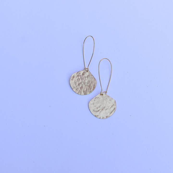 Cascadia Jewlery - Wholesale Dangle Earrings - Moon Drop Earrings - Brass2