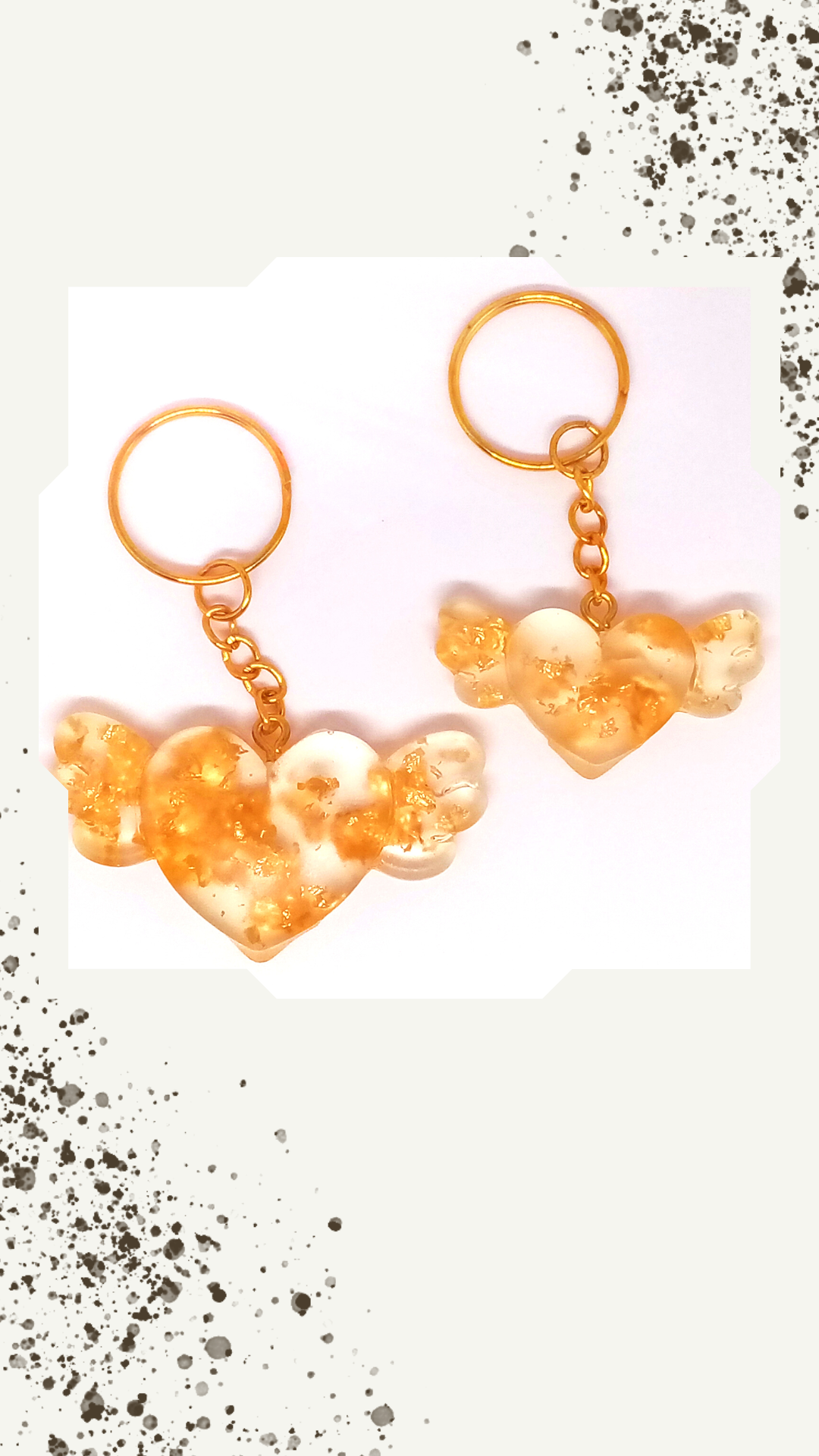 LE MONDE DE SOON - Venta al por mayor Llavero - Mujer - ala corazón3