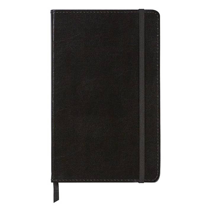 Medium Bonded Leather Bound Journals - Black for wholesale by C.R.Gibson Signature
