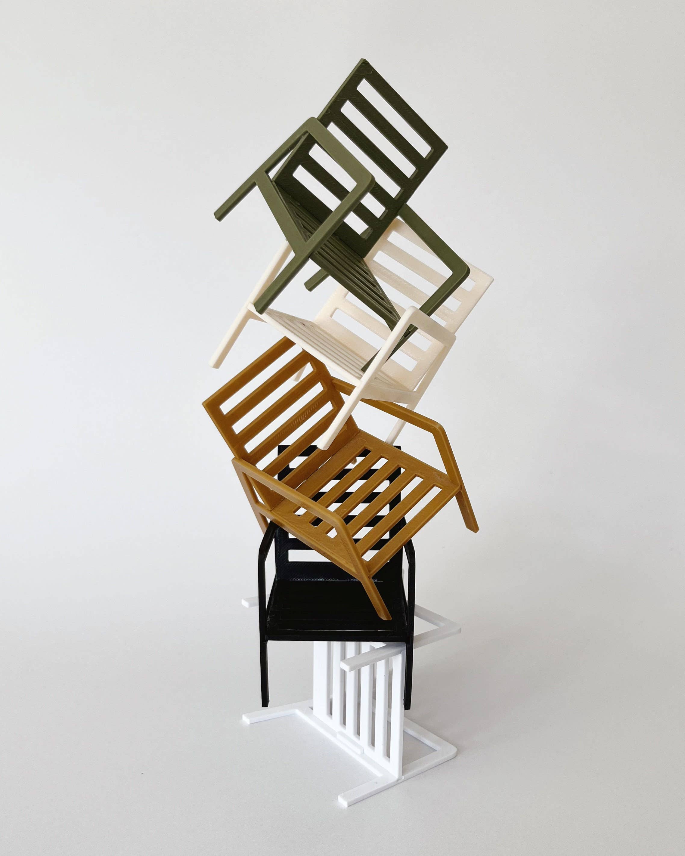 Miniette - Wholesale Doll Accessory Kit - Kids - Modern Dollhouse Armchair3