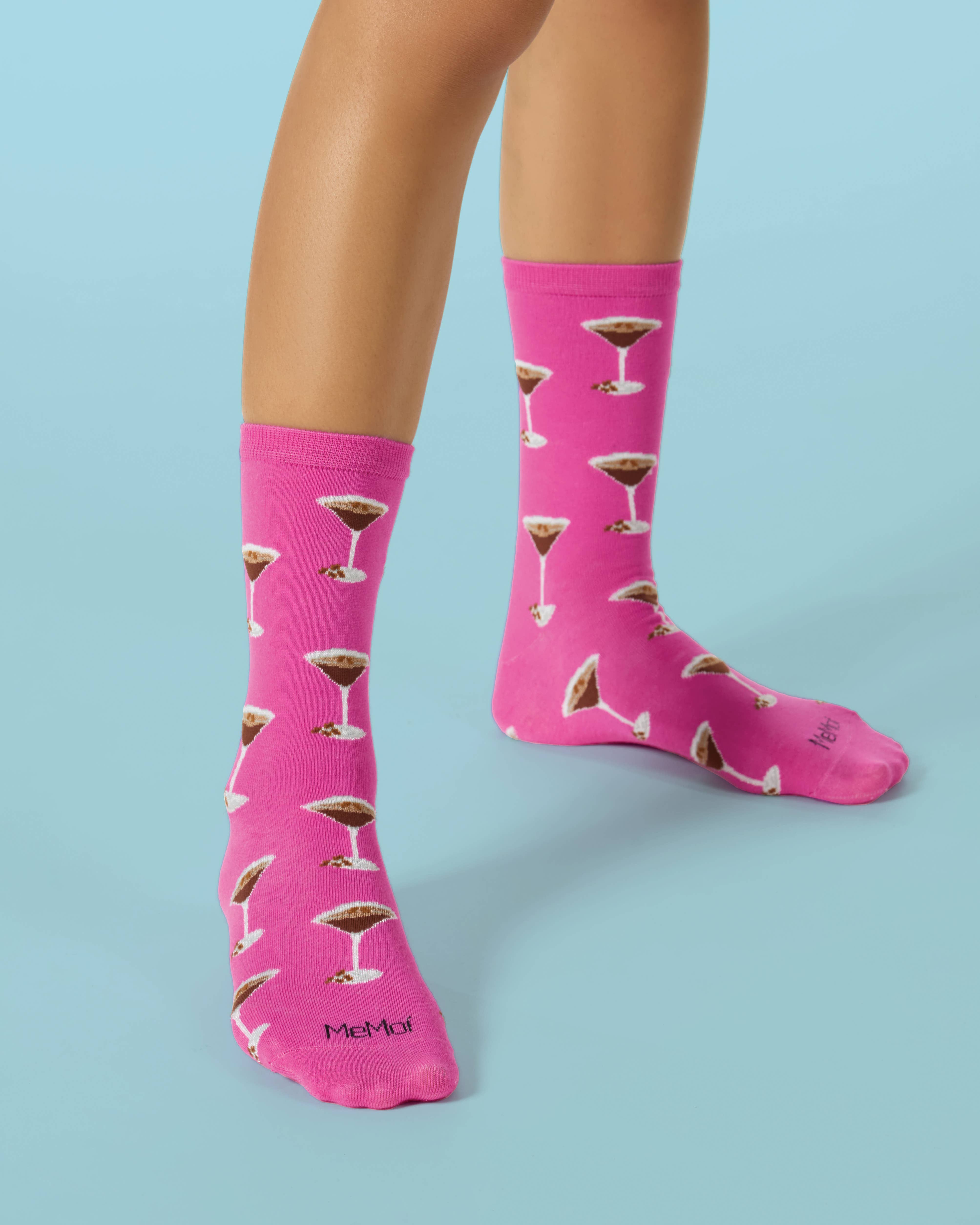 Fuchsia Espresso Martini Bamboo Crew for wholesale on Faire3