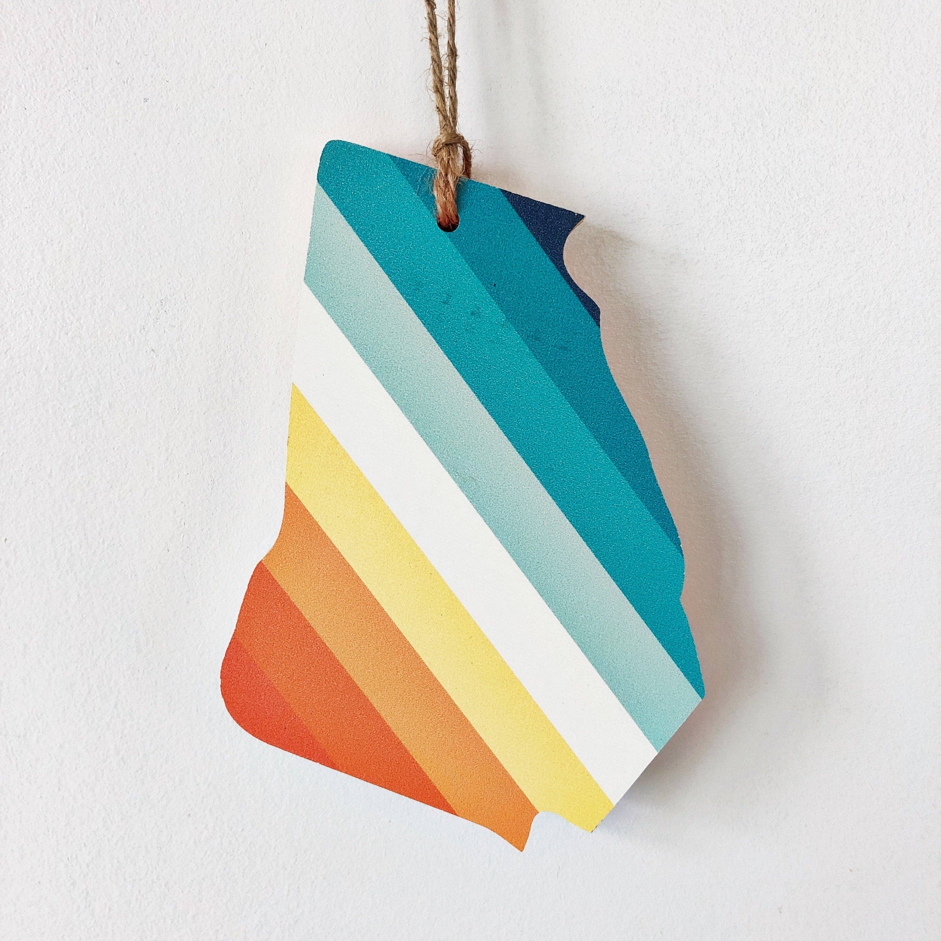 Hemlock & Heather - Wholesale Ornament - '76 Stripes State Ornaments10