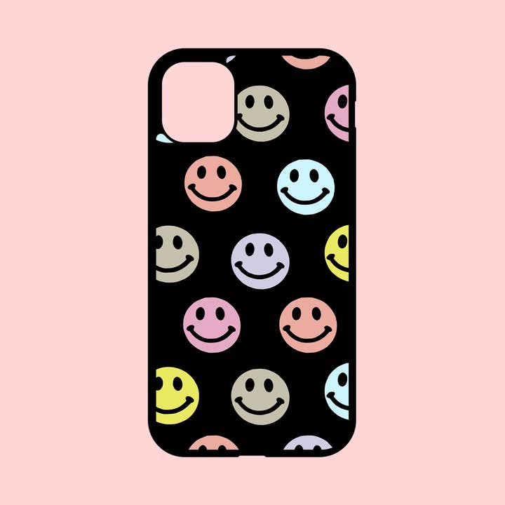 Coque pour iPhone Smiley Face Colorée pour la vente par Trendy Creations