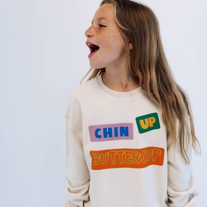 MENTO IN SU BURRO | oversize con spalla scesa | BAMBINI per la vendita all'ingrosso da parte di Minimalist Folk Co.