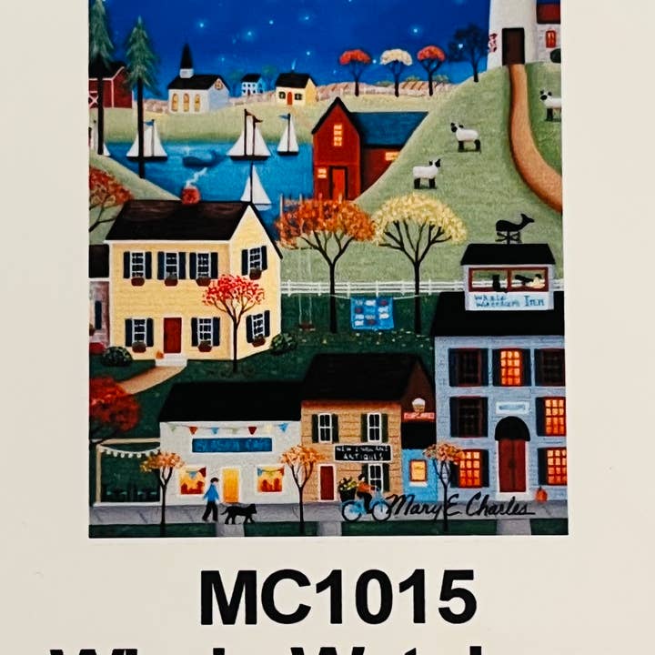 Carte vierge Mary Charles Whale Watchers Cove 5 x 7 pour la vente par Greetings From Hospitality Lane