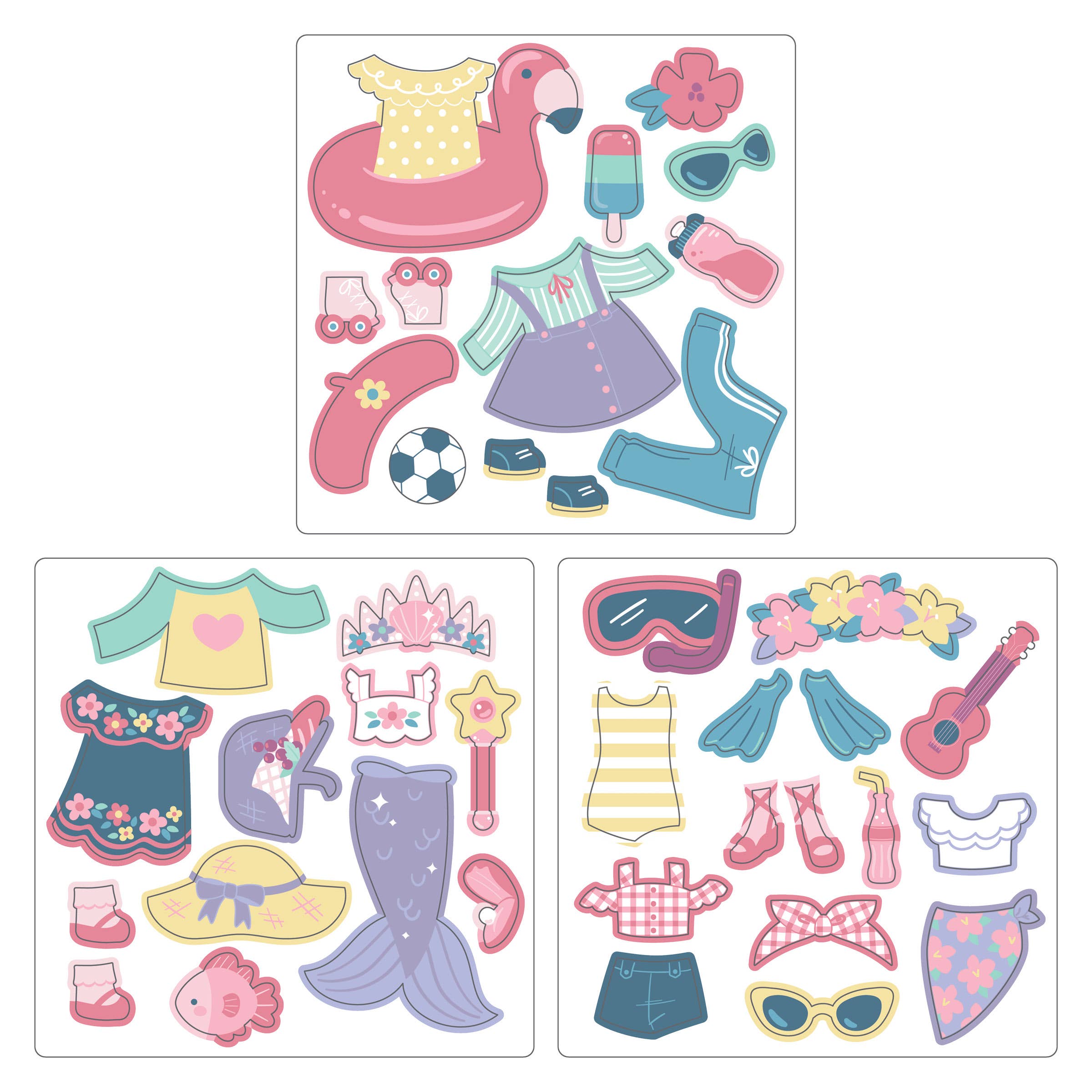 Stephen Joseph Gifts - Wholesale Toy Set - Kids - Travel Tin Magnetic Dress-Up2