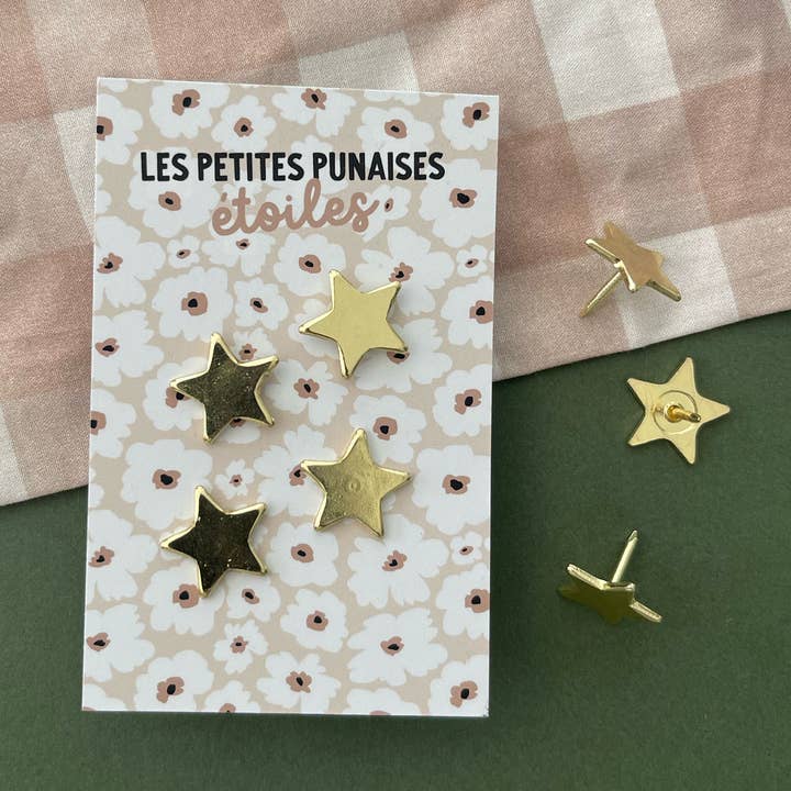 Punaises - Étoiles pour la vente par Les Petites Dates