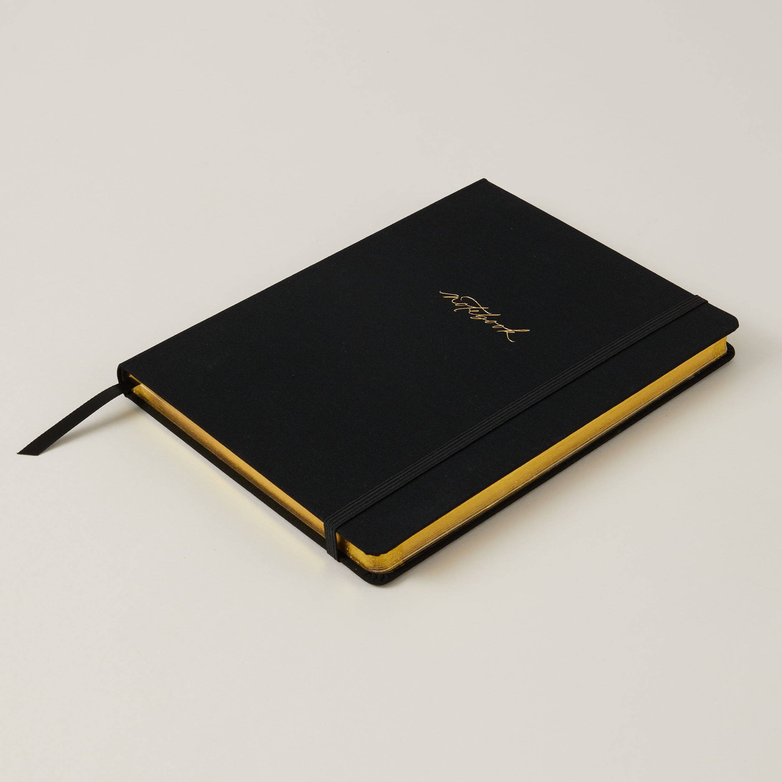 Blush And Gold – wholesale Notebook – Luxury Notebook / Journal - Black (Cloth)2