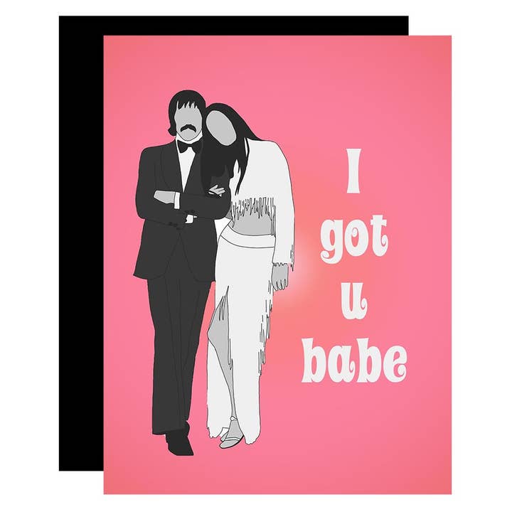 Mod Lounge Paper Company - Wholesale Valentine's Day Card - I Got You Babe Sonny & Cher Inspired Pop Icon Love Card