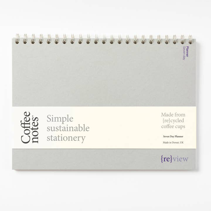 Grey Weekly Planner for wholesale by Coffeenotes