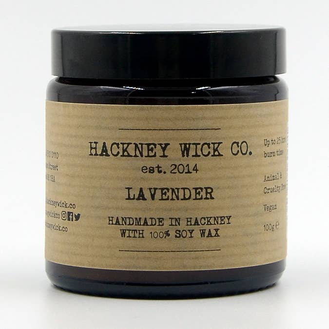 Vela Hackney Wick Co con cera de soja y lavanda para venta al por mayor de Hackneywickco