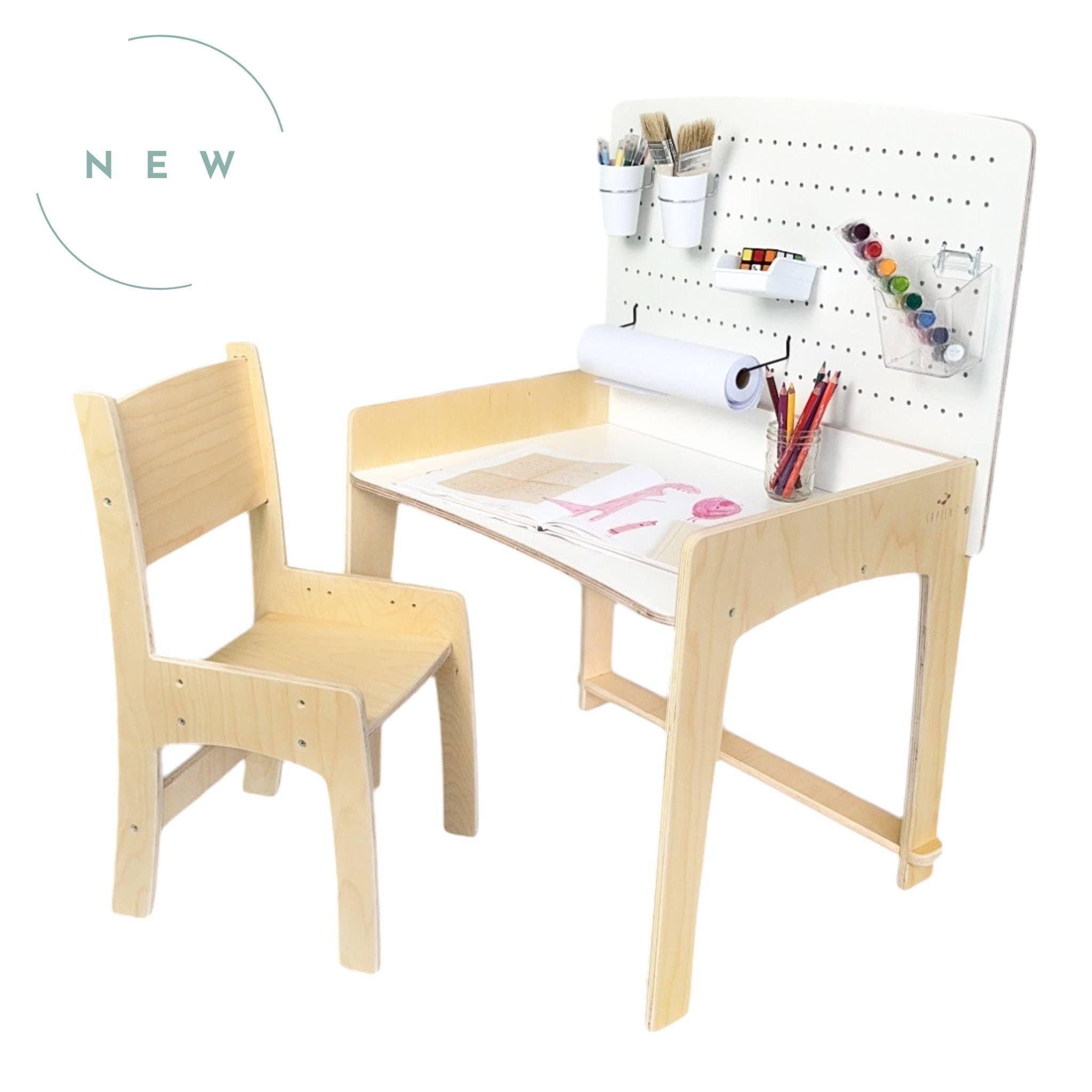 Sapiens Child - Wholesale Desk Set - LUMEN - Big Kid Desk & Chair | Adjustable Height Study Table4