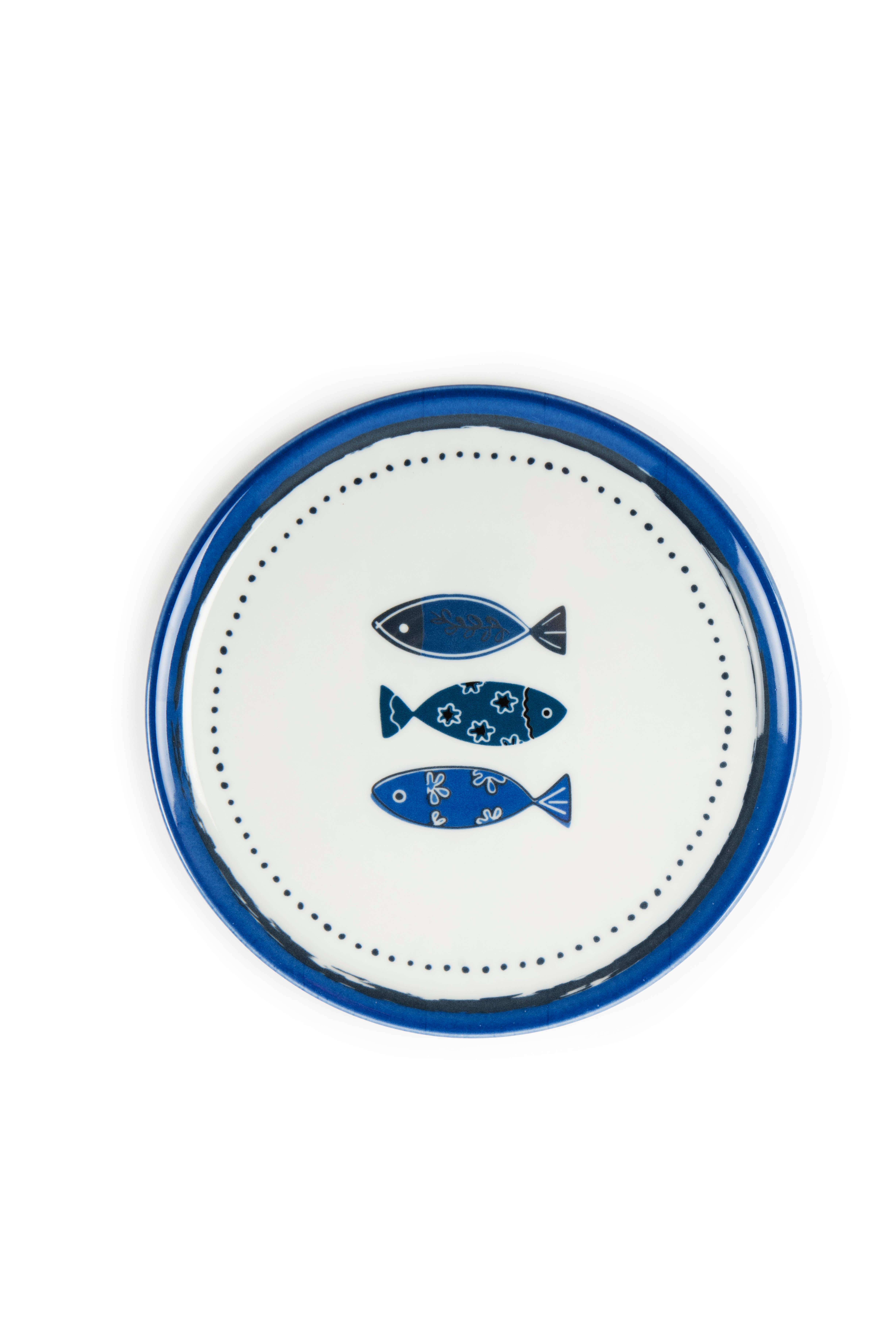 multicolour Set of 6 Ocean Pizza Plates Cm 31 for wholesale on Faire1