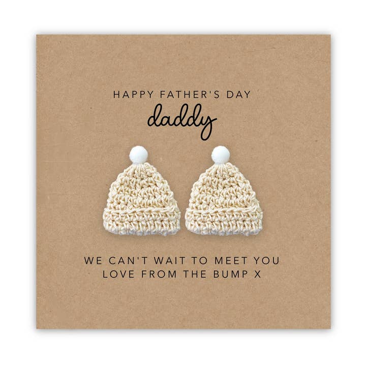 Daddy to be Father's Day Card, For My Daddy To Be to Twins for wholesale by Fifi's Handcrafted