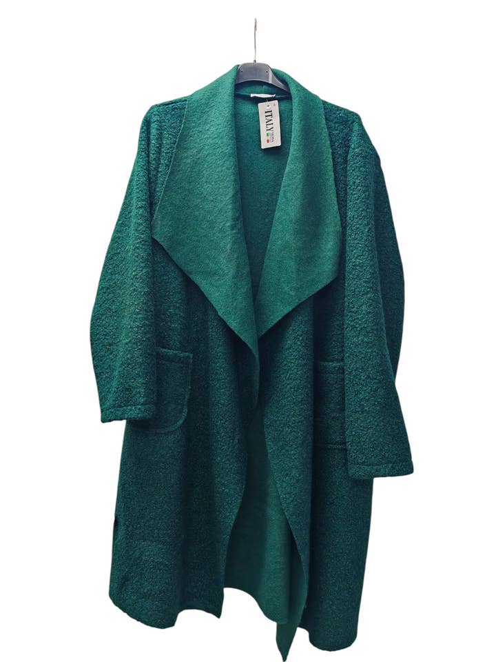 Superbia – wholesale Coat – Women’s – New Italian Soft One Size Water fall Coat with Two Pocket 8