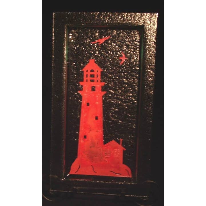 Piatto di sealife del faro per la vendita all'ingrosso da parte di J Moilanen Studio