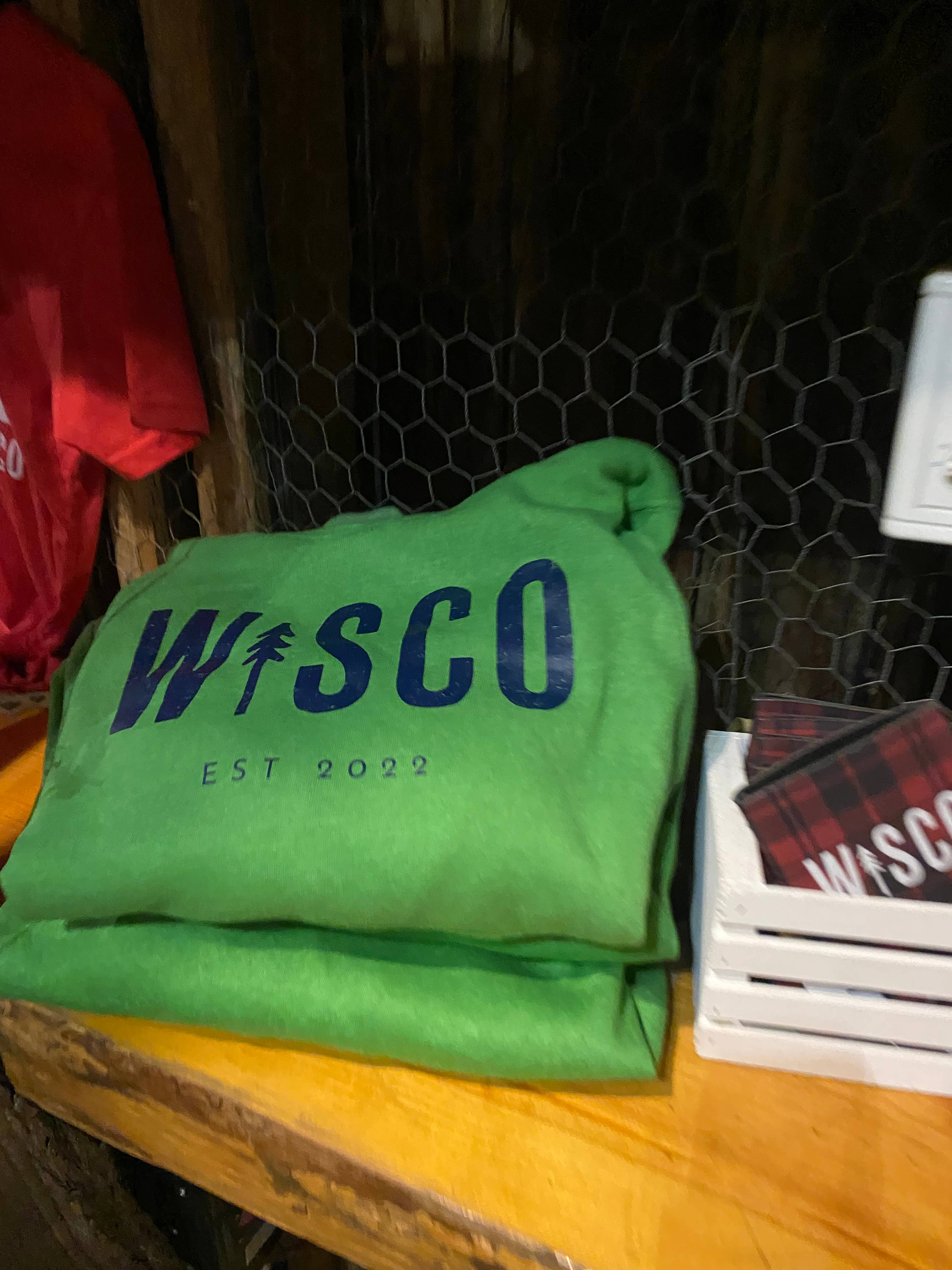 Wisco Clothing Co. - Wholesale Hoodie - Unisex - WISCO Green Navy Unisex Hooded Sweatshirt7