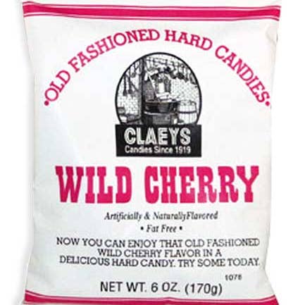 Hudson Meat Company - Wholesale Hard Candy - CANDY HARD WILD CHERRY - CLAEYS CANDY