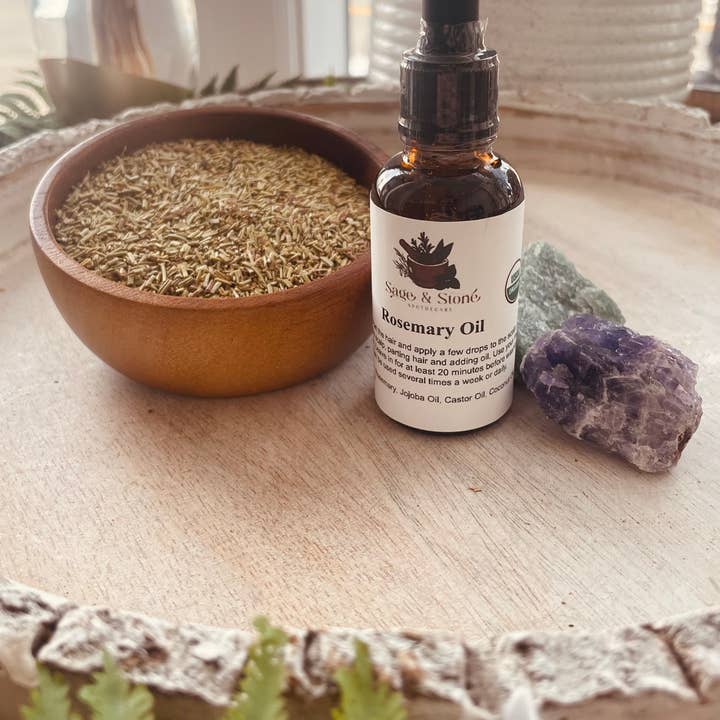 Sage & Stone Apothecary - Wholesale Hair Oil - Rosemary Oil