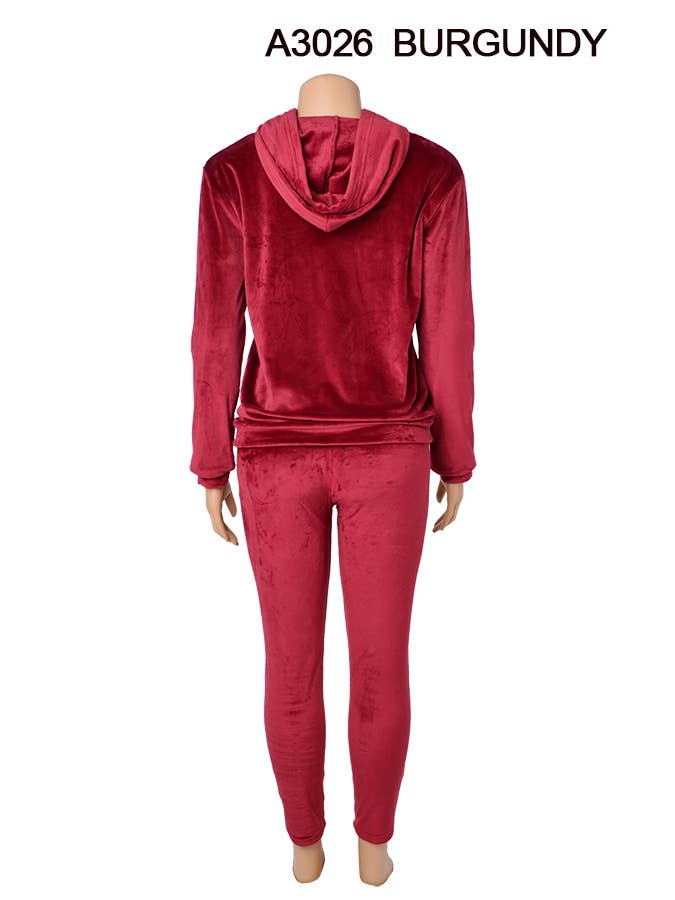SSImport - Wholesale Denim Jacket - Women's - A3026 VELVET JACKET AND PANTS SET MIXED SIZES 12SET
