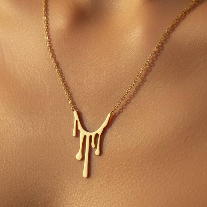 Honeydrip Gold Plated Necklace for wholesale by Fantastico Fans UK Limited