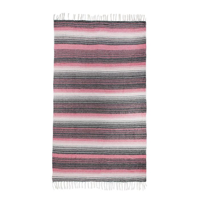 La Hammam – wholesale Strandhandduk – Mexikansk bomullsblandad strandfilt med ränder 127 x 178 cm6