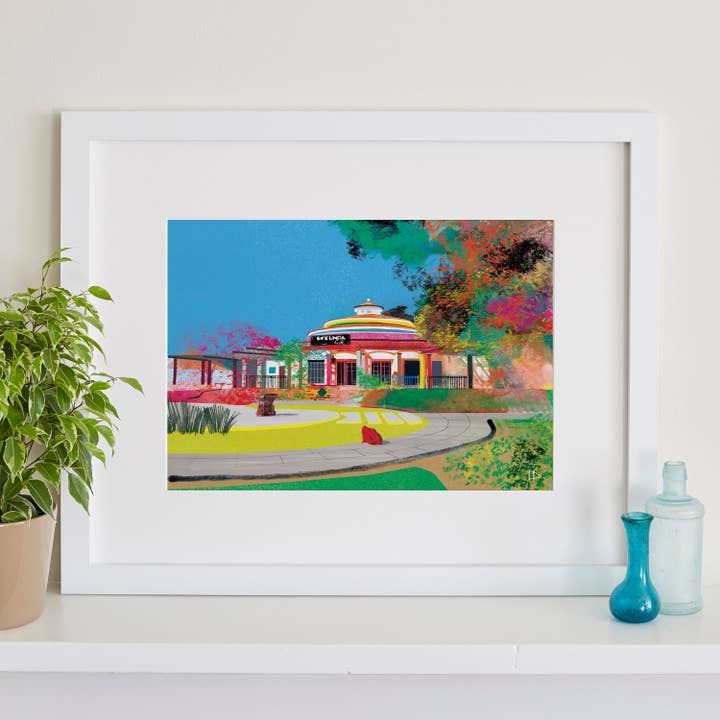The Rotunda Brighton Print, Preston Park Art for wholesale by I Drew This