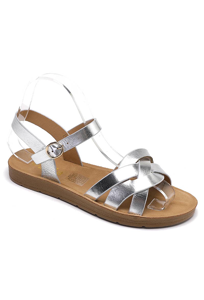 Joia Paris - Vente Sandales – femme - SANDALES PLATES W-1402