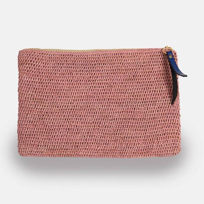 River MA SS23 - Pochette in rafia a maglia stretta per la vendita all'ingrosso da parte di SANS-ARCIDET PARIS