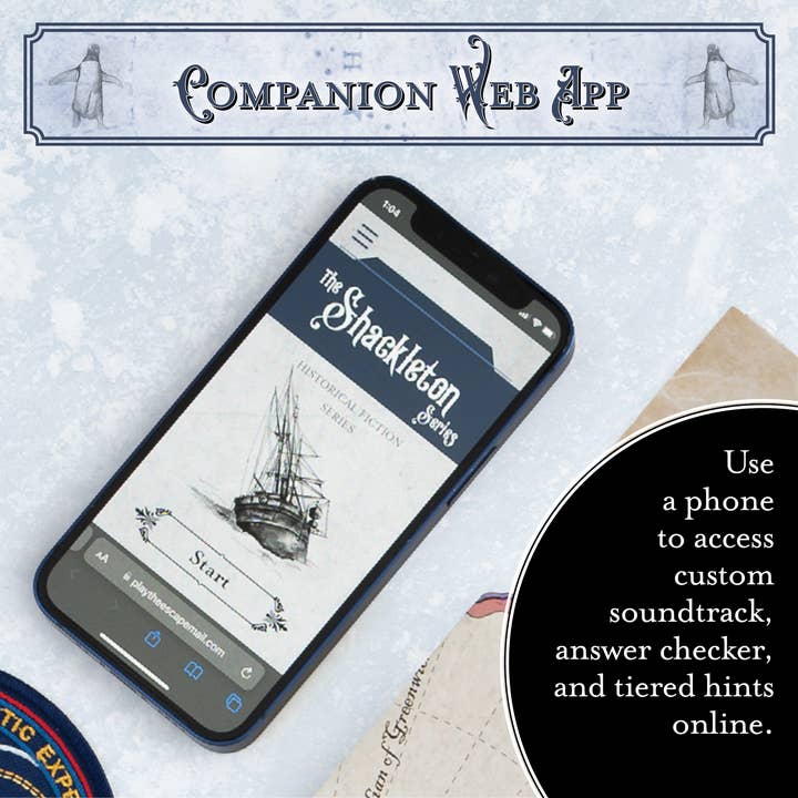 Escape Mail - Wholesale Board Game - (NEW!) Shackleton Series: Historic Fiction Escape Game 6