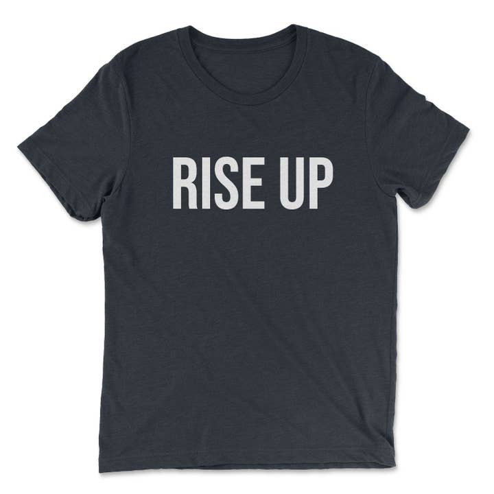 RISE UP T-shirt - Vintage Navy for wholesale by Be Kind 2 Me