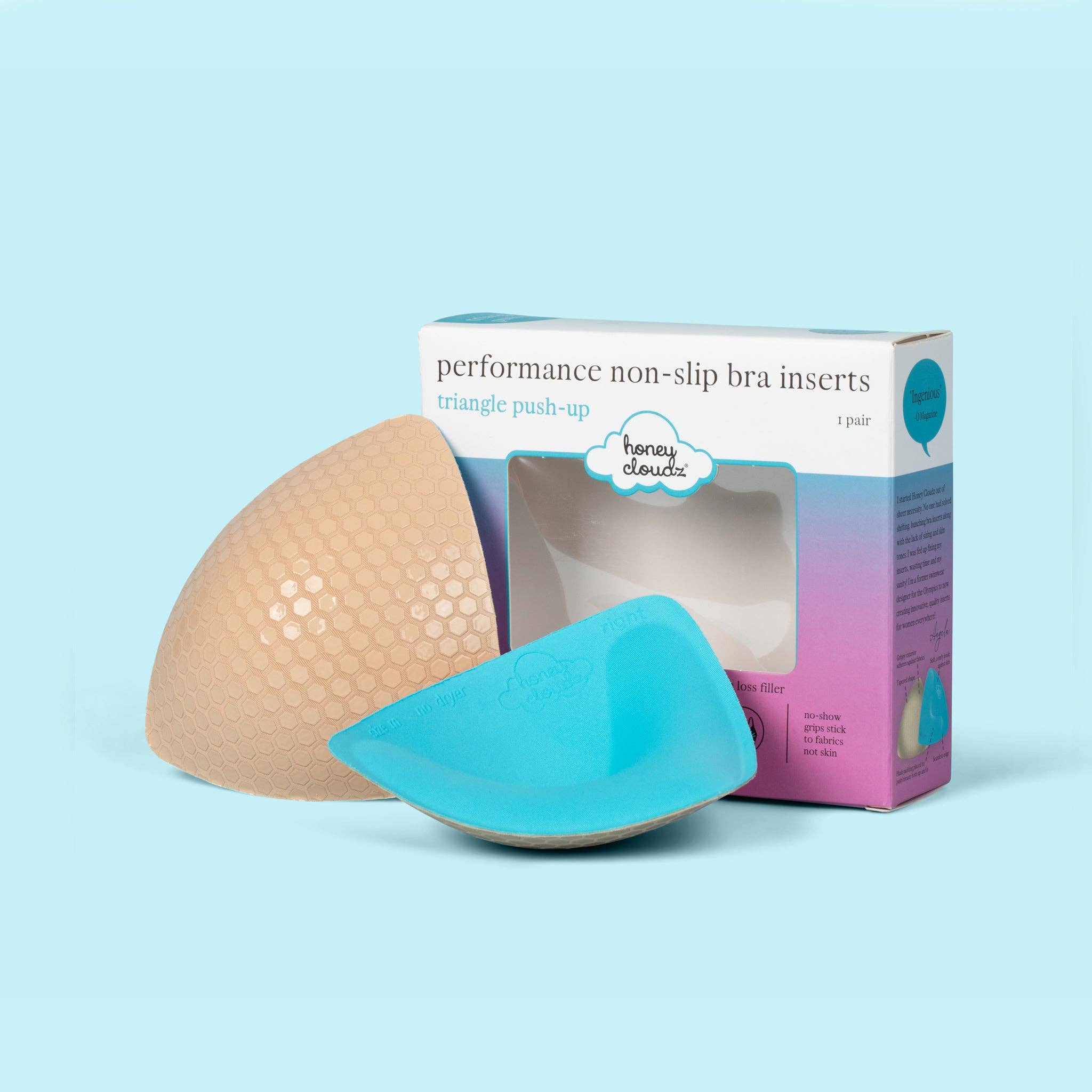 Honey Cloudz - Wholesale Bra Inserts - Women's - Triangle Push Up Bra Inserts2