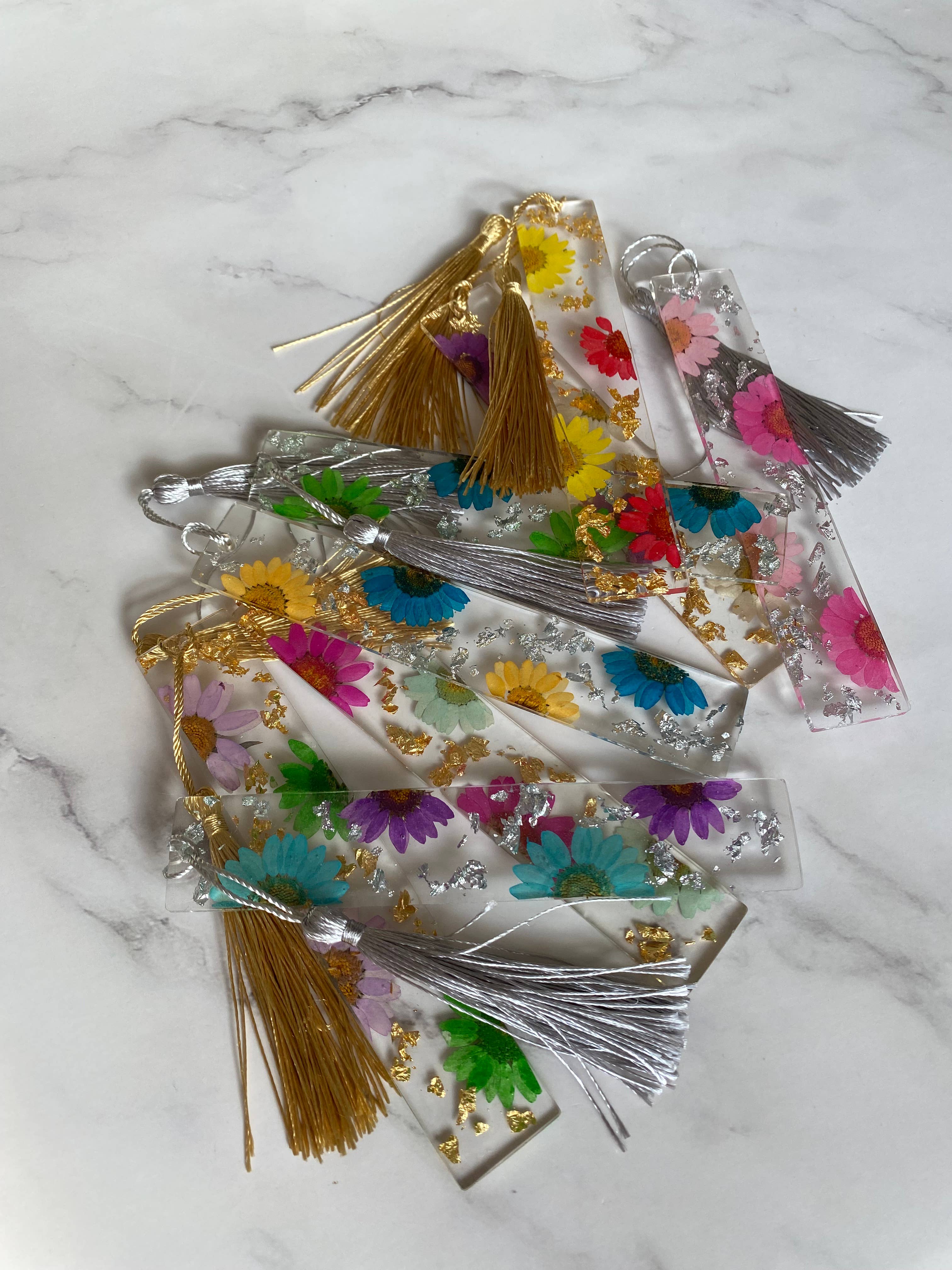 Mia’s Resin Boutique - Wholesale Bookmark - Floral Bookmarks 5.5" - Resin Bookmarks - Page Marker 2