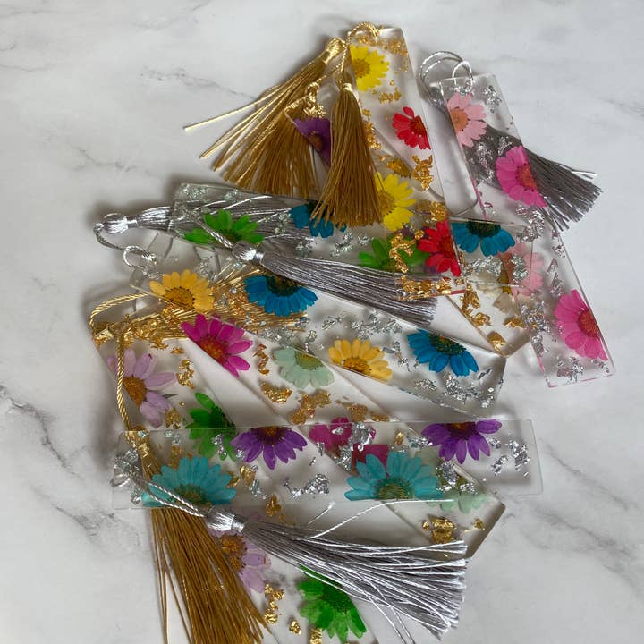 Mia’s Resin Boutique - Wholesale Bookmark - Floral Bookmarks 5.5" - Resin Bookmarks - Page Marker 2