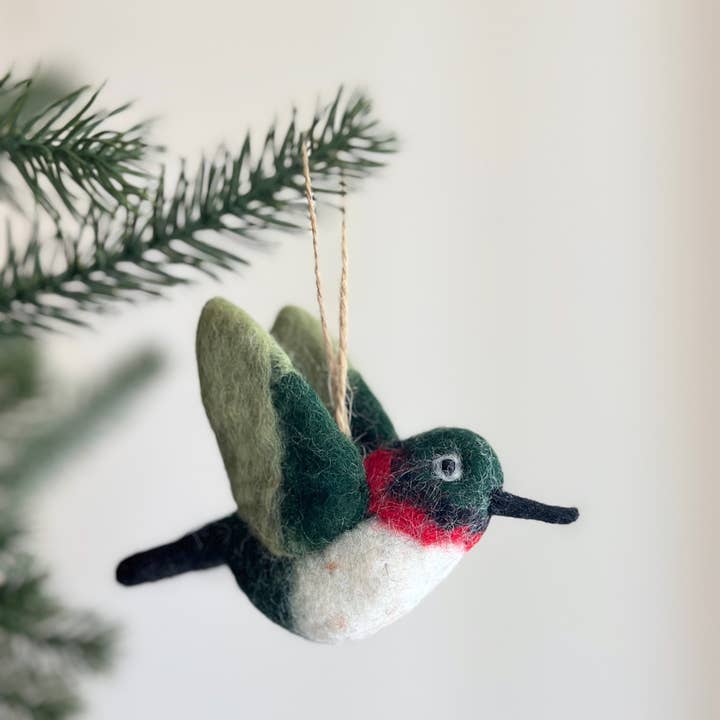 Ganapati - Wholesale Ornament Set - Hummingbird Ornament - Set of 4