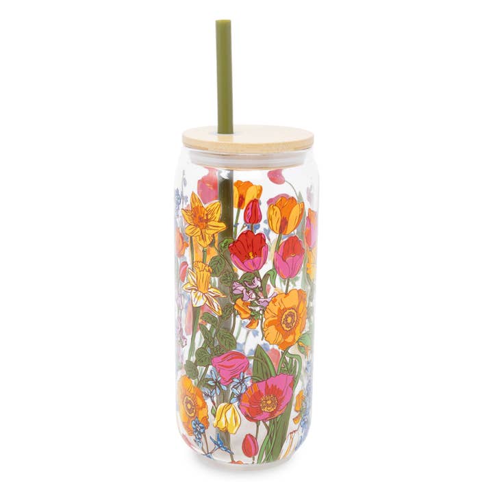 Glass Coffee Mug, Meadow Bouquet for wholesale by Vera Bradley by Lifeguard Press