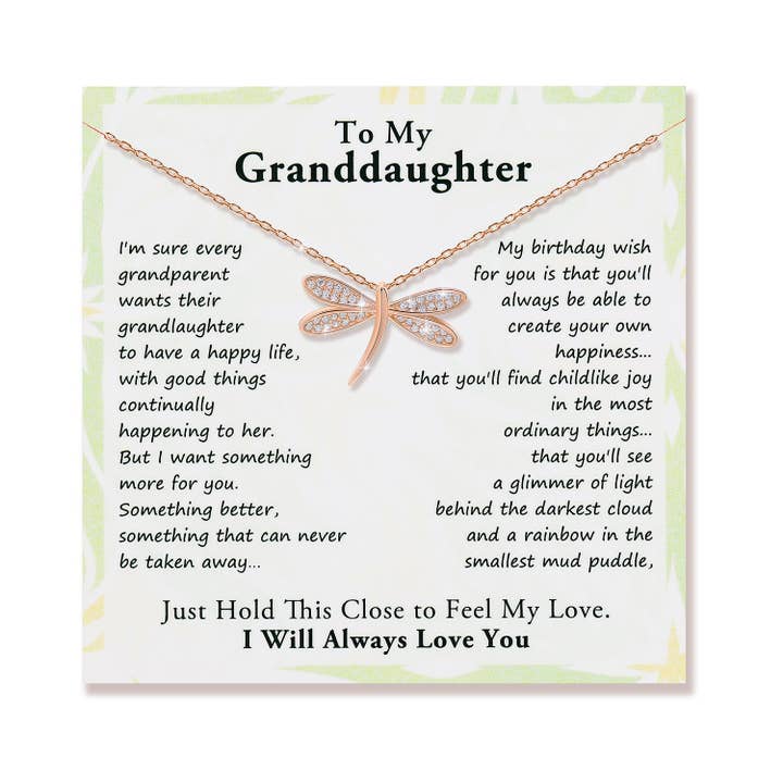 A la nieta collar de libélula para venta al por mayor de Meissa Jewelry