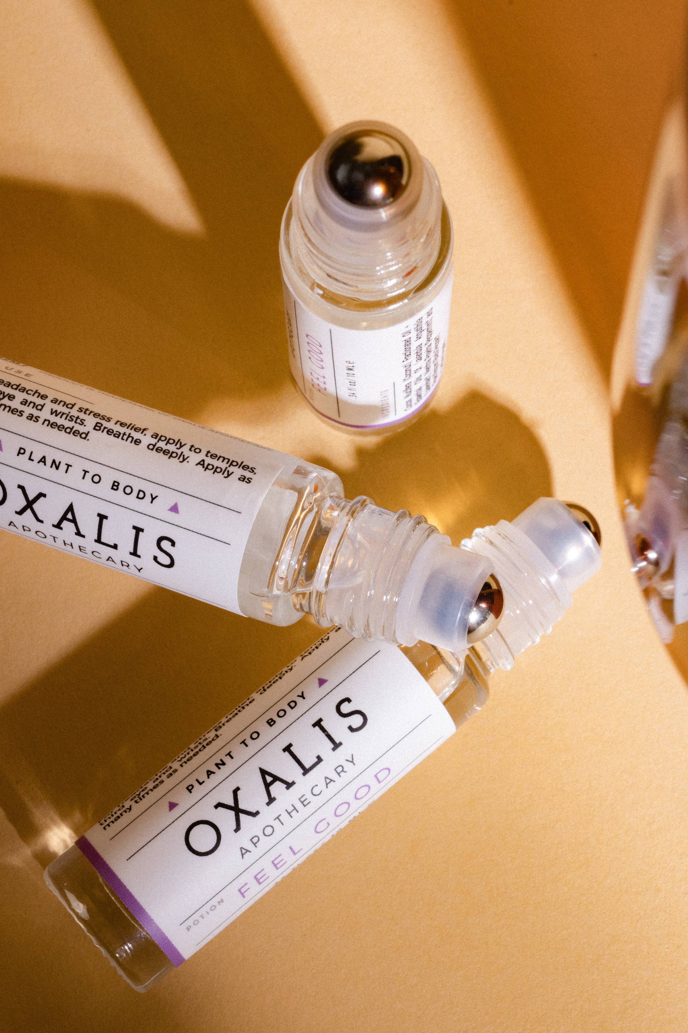 Oxalis Apothecary - Vente Roll-on aux huiles essentielles - Cadeaux de vacances Bien-être Soulagement du stress Aromathérapie3