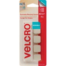 VELCRO® Removable Mounting Tape, 80-Pack, White for wholesale by Everyday Supply Co