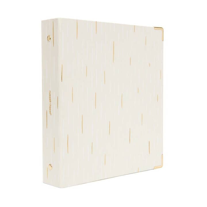 Soft Touch Mini 3 Ring Binder - Birr for wholesale by russell+hazel