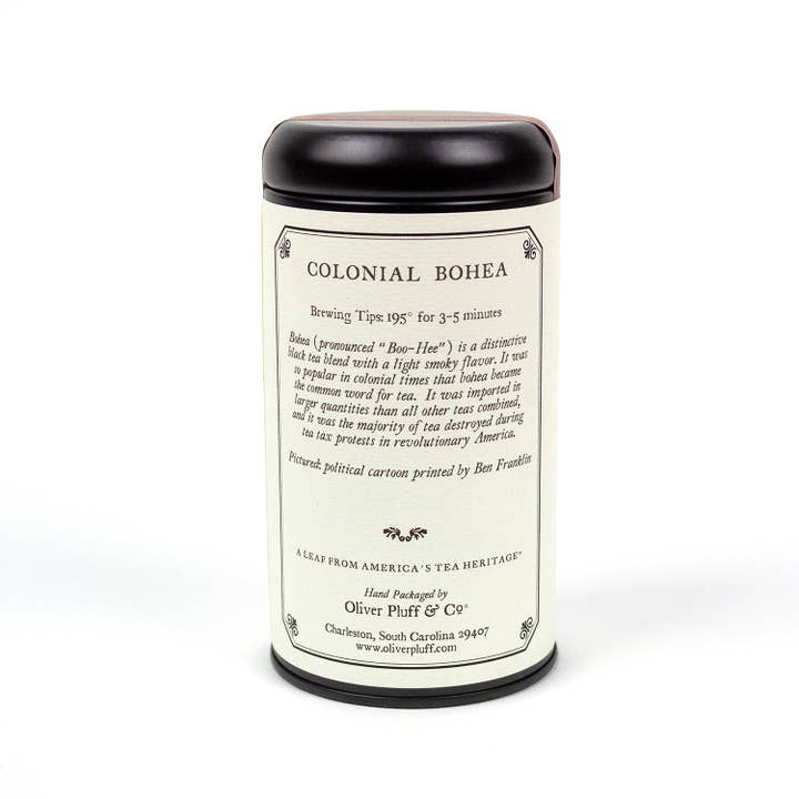 Oliver Pluff & Company - Venta al por mayor Tés a granel - Colonial Bohea - Té suelto en lata de té firma