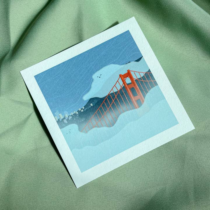 woodymakesthings - Wholesale Art Print - Karl Print - Golden Gate Bridge