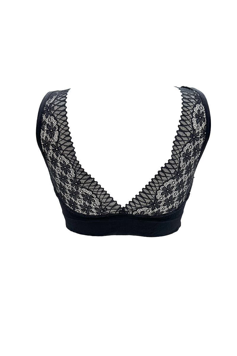 Assorted Bralette with lace on the back/V32047 for wholesale on Faire2