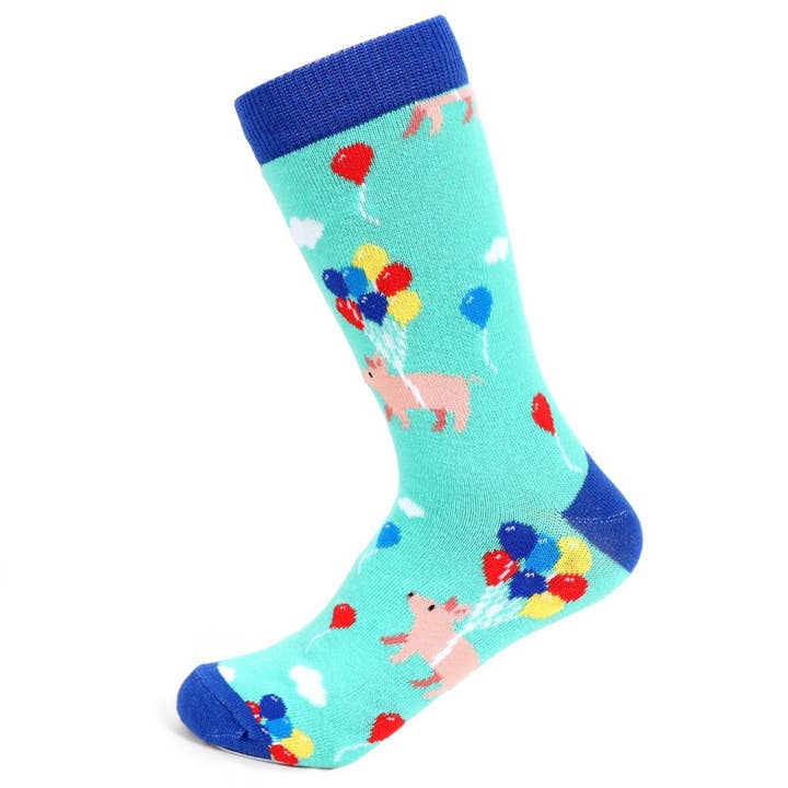 Women's Pig Novelty Socks for wholesale by Selini New York