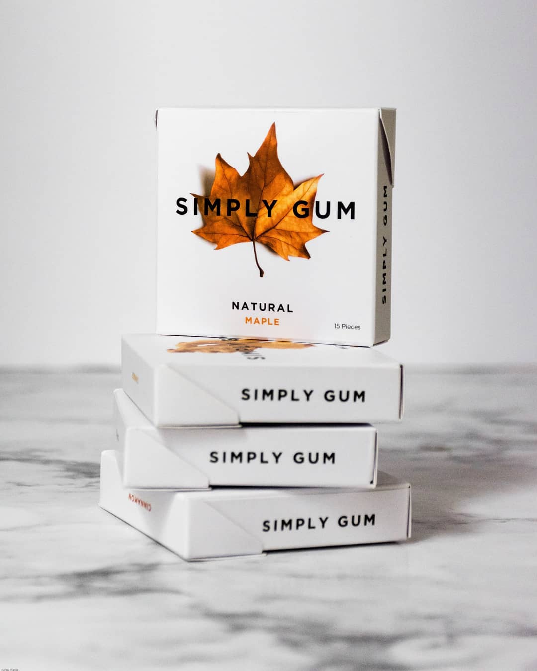 Simply Gum - Wholesale Chewing Gum - Maple Chewing Gum - Natural + Plastic-Free | 12 Pack4