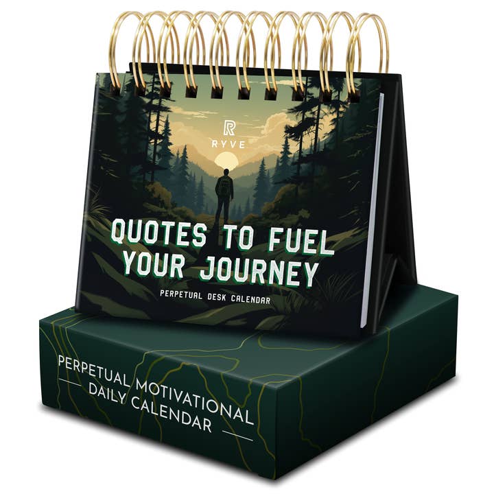 Calendrier de motivation RYVE pour hommes - Calendrier à rabat quotidien pour la vente par RYVE