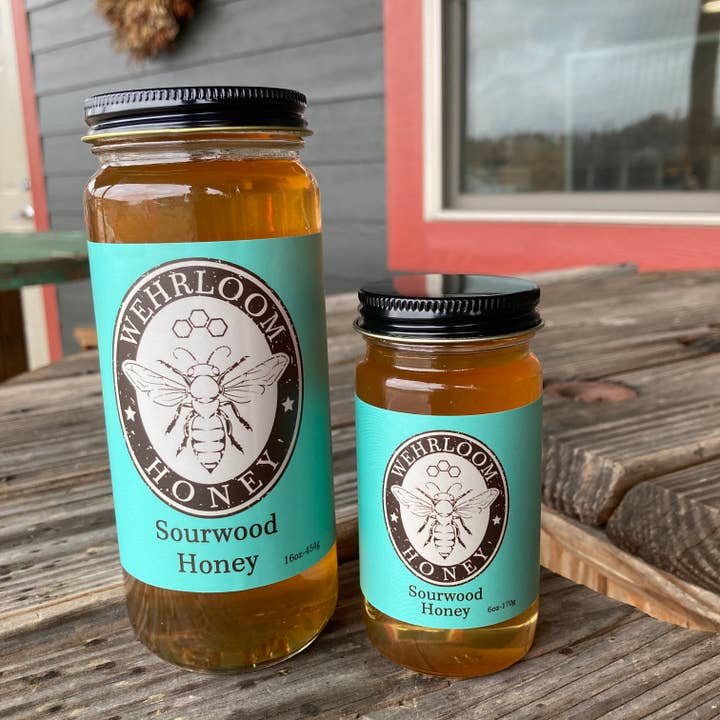 Sourwood Honey - screw top for wholesale by Wehrloom Honey