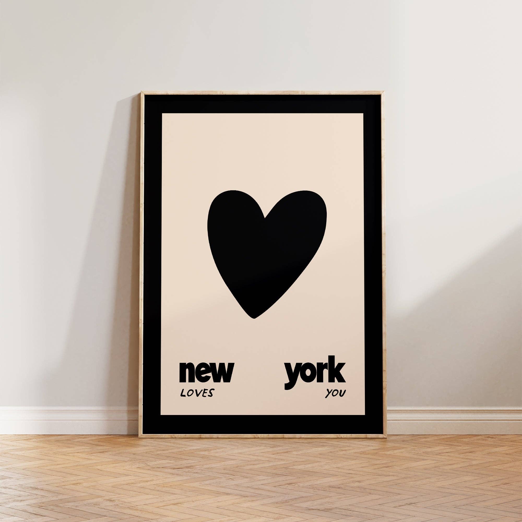 Lune Club - Vente Affiche d'art - Impression "New York vous aime"1